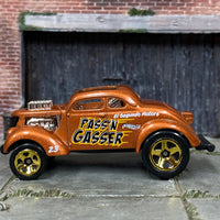Loose Hot Wheels - 1937 Ford Pass'n Gasser Drag Car - Copper