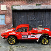 Loose Hot Wheels - 1962 Chevy Corvette Gasser - Red and White