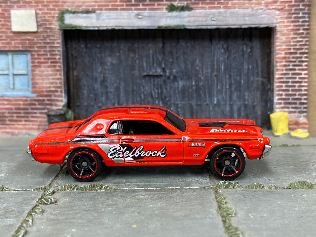 Loose Hot Wheels - 1968 Cougar - Red and Black Edelbrock | Muncle Mikes