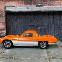 Loose Hot Wheels - 1968 Mazda Cosmo Sport - Orange and White