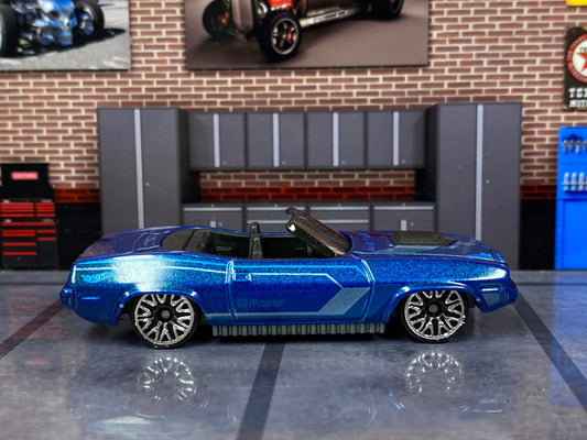 Loose Hot Wheels - Plymouth Barracuda Convertible - Blue