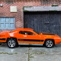 Loose Hot Wheels - 1971 Plymouth GTX - Orange and Black