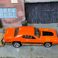 Loose Hot Wheels - 1971 Plymouth GTX - Orange and Black