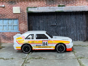 Loose Hot Wheels - 1984 Audi Sport Quattro - White and Yellow #84