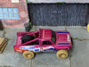 Loose Hot Wheels - 1987 Dodge D100 Baja Race Truck - Pink