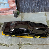 Loose Hot Wheels - 1988 Ford T-Bird Pro Stock Drag Car - Black and Gold