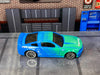 Loose Hot Wheels - 2007 Ford Mustang - FALKE TIRES Blue and Green