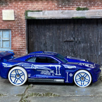Loose Hot Wheels - 2011 Camaro - Blue and White