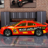 Loose Hot Wheels - 2015 Dodge Charger SRT - Red Hot Wheel Airline Runway Marshal