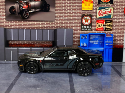 Loose Hot Wheels - 2018 Dodge Challenger SRT Demon - Black and Red SRT Livery