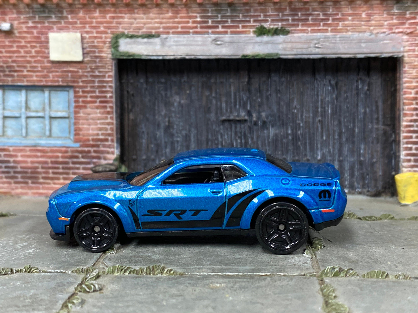 Loose Hot Wheels - 2018 Dodge Challenger SRT Demon - Blue and Black SRT Livery