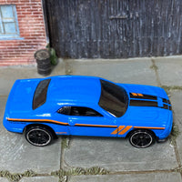 Loose Hot Wheels - 2018 Dodge Challenger SRT Demon - Blue, Black and Orange