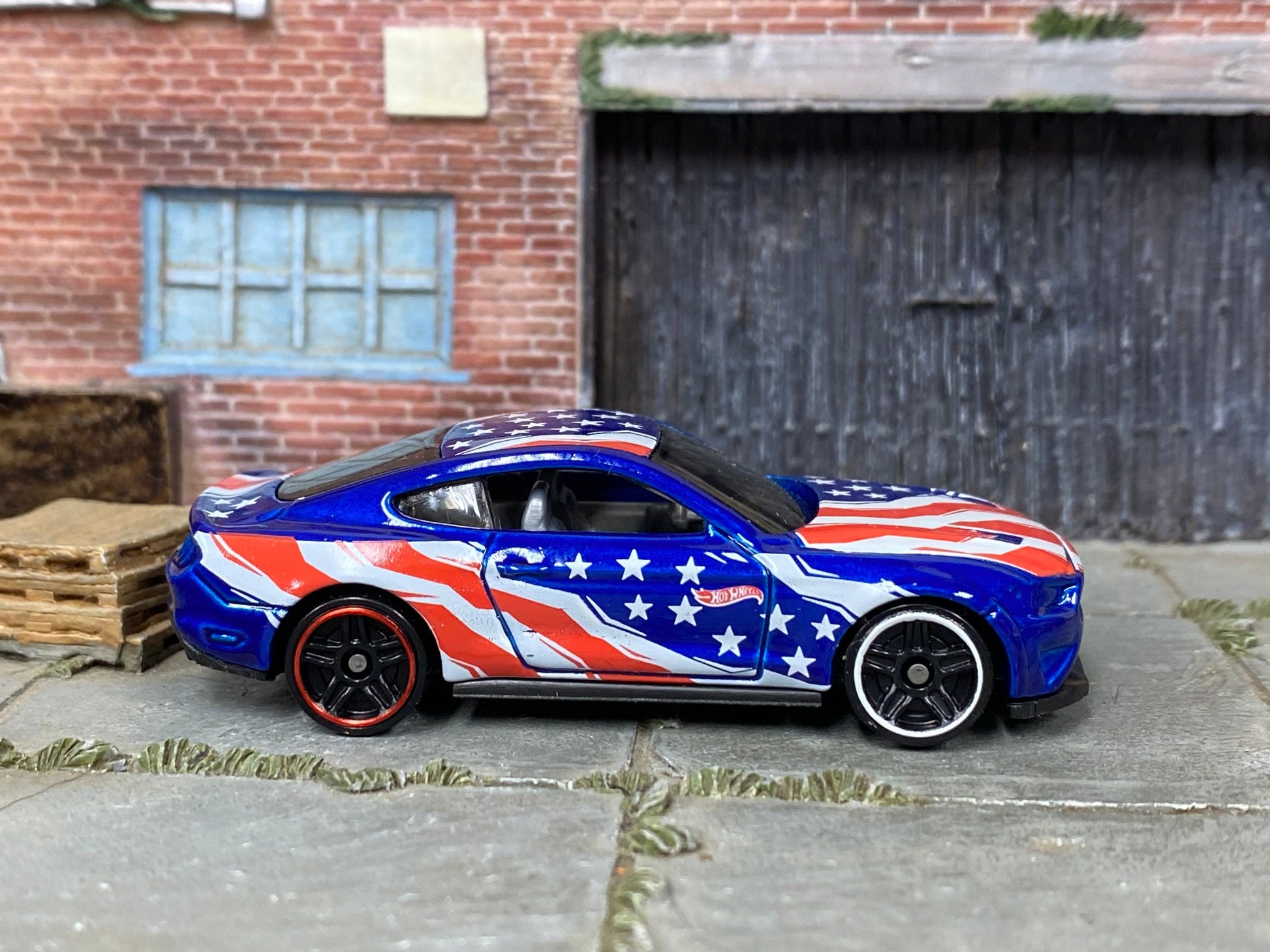 Loose Hot Wheels - 2018 Ford Mustang GT - Blue Stars and Stripes
