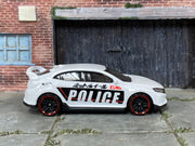 Loose Hot Wheels - 2018 Honda Civic Type R - White Police Livery