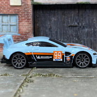 Loose Hot Wheels - Aston Martin Vantage GTE - GULF Blue and Orange