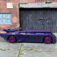 Loose Hot Wheels - Batmobile Animated Series - Purple