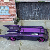 Loose Hot Wheels - Batmobile Animated Series - Purple