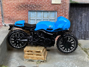 Loose Hot Wheels - BMW R nineT Racer Motorcycle - Blue and Black