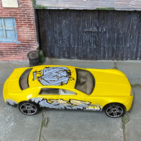 Loose Hot Wheels - Cadillac V-16 - Yellow Graphiti