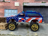 Loose Hot Wheels - Chevy Blazer 4X4 - Blue Stars and Stripes