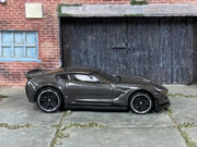 Loose Hot Wheels - Chevy Corvette C7 Z06 - Gray and Silver