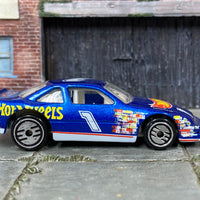 Loose Hot Wheels - Chevy Lumina Stock Car - Blue Hot Wheels 1 (1991)