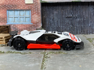 Loose Hot Wheels - Cyber Speeder - White, Black and Red