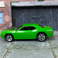 Loose Hot Wheels - Dodge Challenger Concept - Green and Black