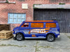 Loose Hot Wheels - Dodge Van - Blue and Orange Hot Wheels