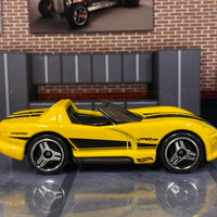 Loose Hot Wheels - Dodge Viper R/T 10 - Yellow and Black