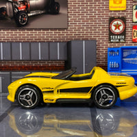 Loose Hot Wheels - Dodge Viper R/T 10 - Yellow and Black