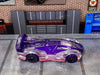 Loose Hot Wheels - Electrack - Purple and Pink