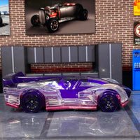 Loose Hot Wheels - Electrack - Purple and Pink