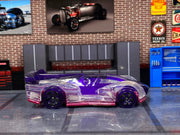 Loose Hot Wheels - Electrack - Purple and Pink