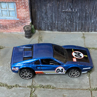 Loose Hot Wheels - Ferrari 308 - Blue and Black 04