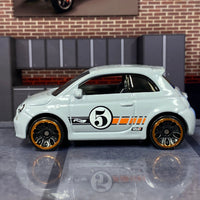 Loose Hot Wheels - Fiat 500e - Gray 5