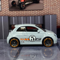 Loose Hot Wheels - Fiat 500e - Gray 5