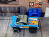 Loose Hot Wheels - Ford Bronco 4×4 - Blue with Flames