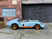 Loose Hot Wheels - Glory Chaser Race Car - GULF Blue and Orange