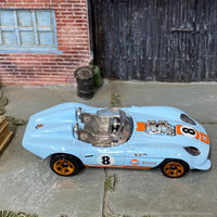 Loose Hot Wheels - Glory Chaser Race Car - GULF Blue and Orange