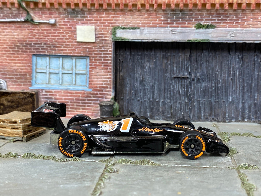 Loose Hot Wheels - Hot Wheels 500 Indy Car - Black #1 (1999 Treasure Hunt)