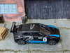 Loose Hot Wheels - Jaguare I-Pace eTrophy - Carbon Fiber Black and Blue