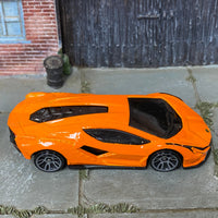 Loose Hot Wheels - Lamborghini Sian FKP 37 - Orange