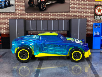 Loose Hot Wheels - Lightning Bug - Blue and Yellow Rescue