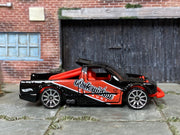 Loose Hot Wheels - Limited Grip Race Truck - Red and Black