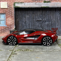 Loose Hot Wheels - Lotus Evija - Dark Red