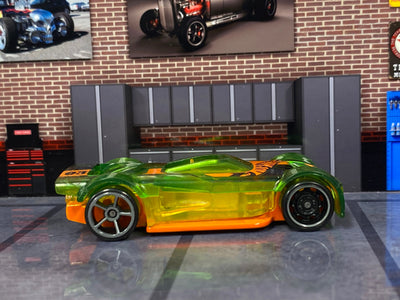 Loose Hot Wheels - Mach It Go - Green and Orange