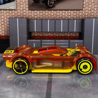 Loose Hot Wheels - Mach It Go - Red and Yellow