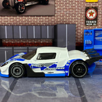 Loose Hot Wheels - Mad Mike Drift Attack - White and Blue