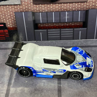 Loose Hot Wheels - Mad Mike Drift Attack - White and Blue